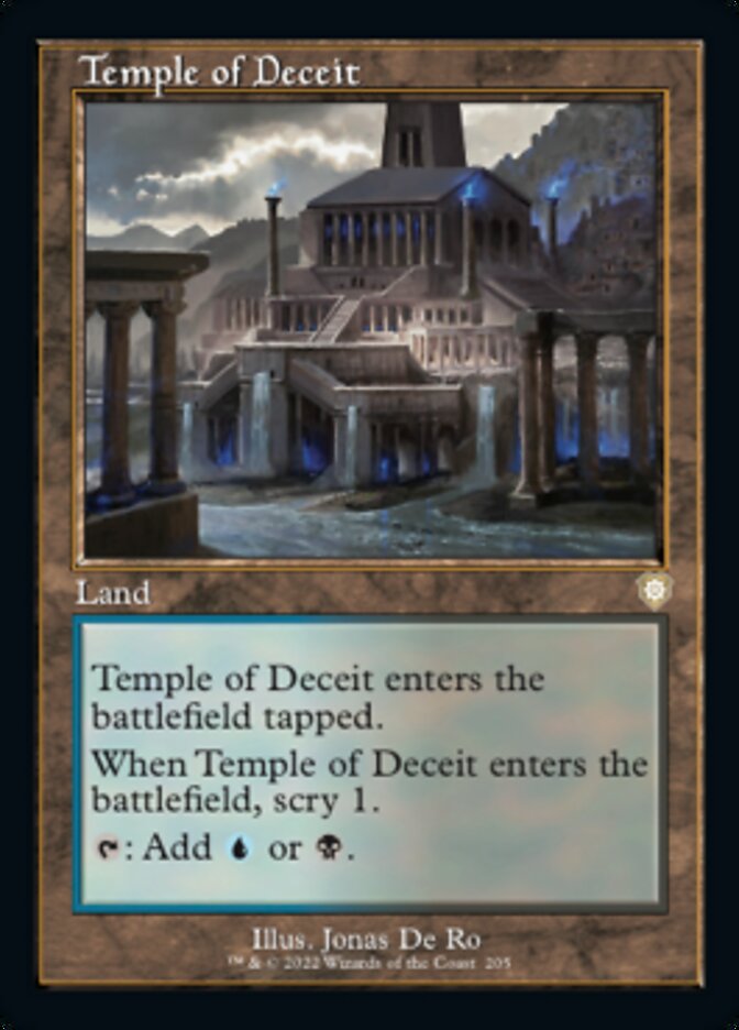 Temple of Deceit (Retro) [The Brothers' War Commander] | Exor Games Summserside