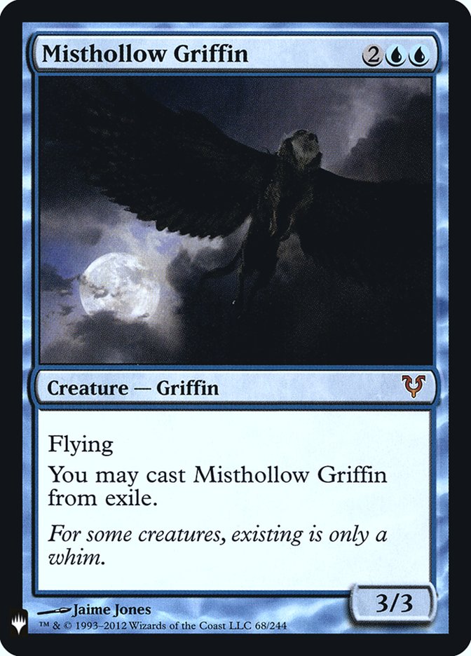 Misthollow Griffin [Mystery Booster] | Exor Games Summserside