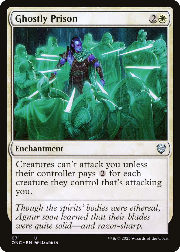 Ghostly Prison [Phyrexia: All Will Be One Commander] | Exor Games Summserside