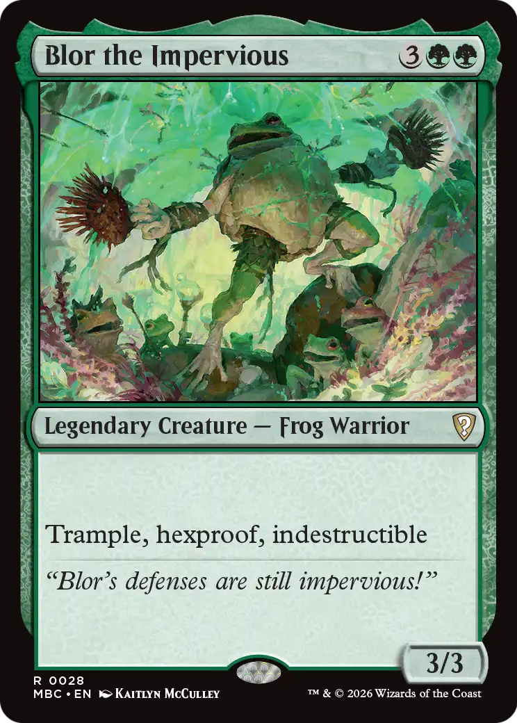 Blor the Impervious [Mystery Booster: Commander Edition] | Exor Games Summserside