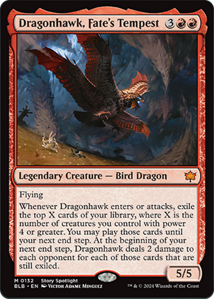 Dragonhawk, Fate's Tempest [Bloomburrow] | Exor Games Summserside