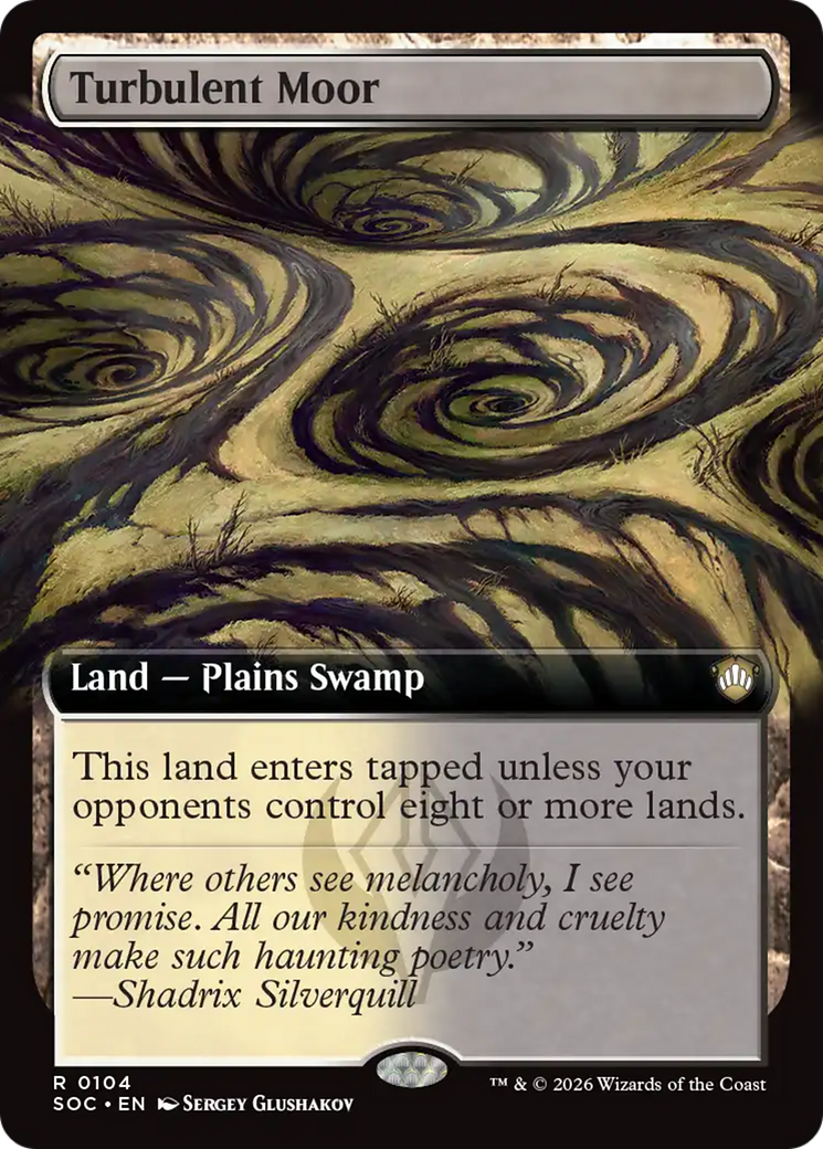 Turbulent Moor (Extended Art) [Secrets of Strixhaven Commander] | Exor Games Summserside