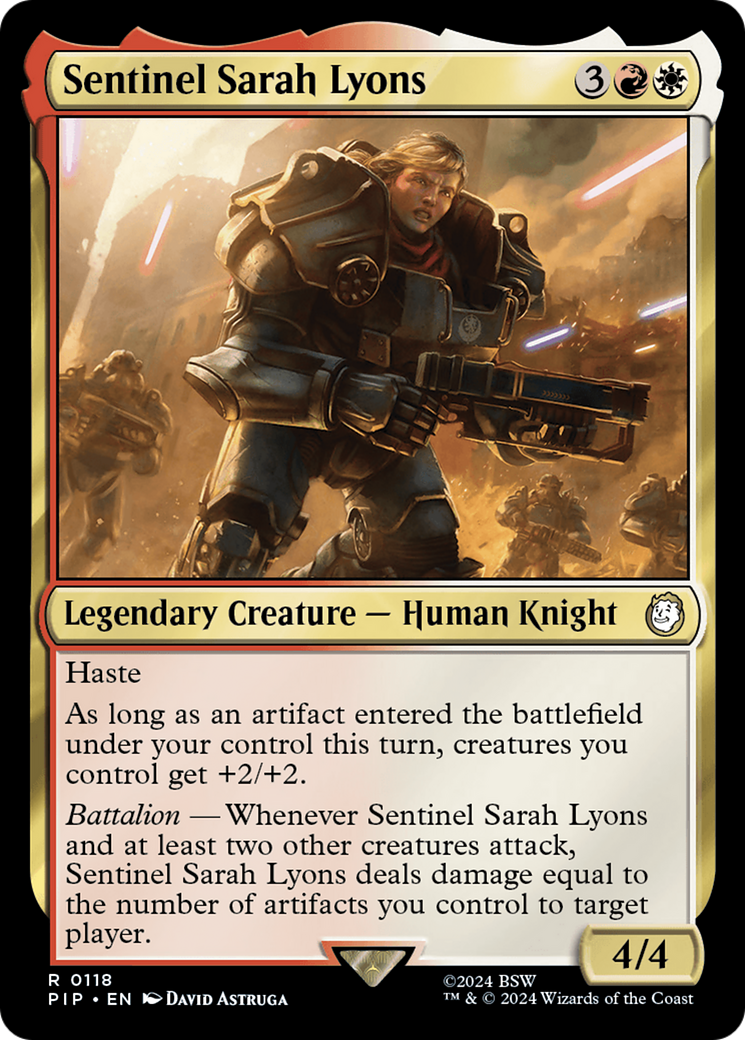 Sentinel Sarah Lyons [Fallout] | Exor Games Summserside