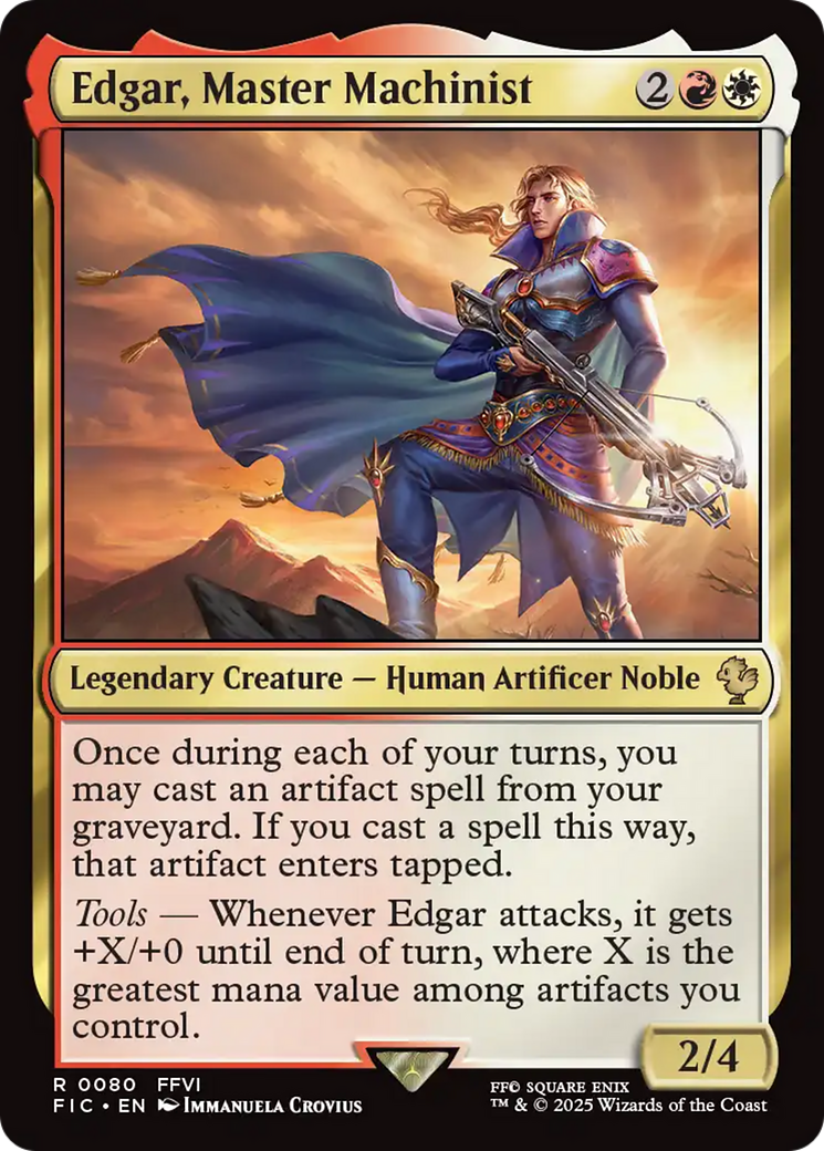 Edgar, Master Machinist [FINAL FANTASY Commander] | Exor Games Summserside