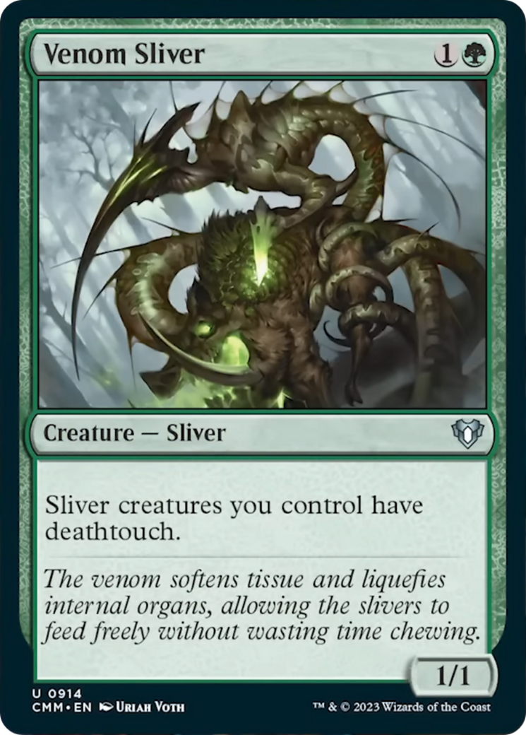 Venom Sliver [Commander Masters] | Exor Games Summserside