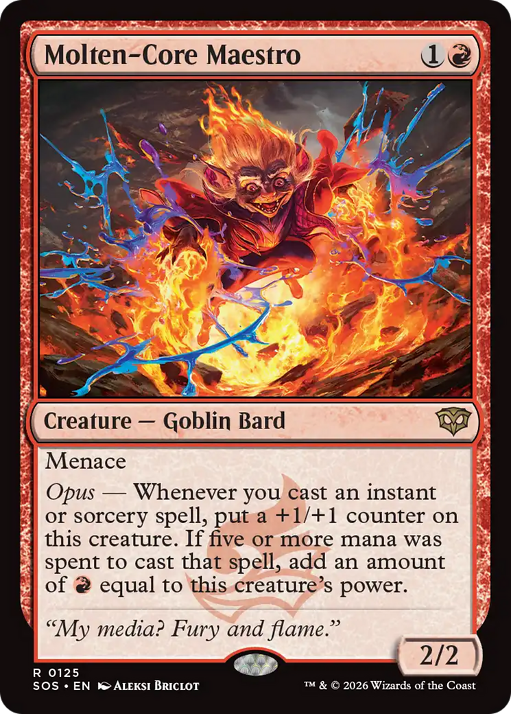 Molten-Core Maestro [Secrets of Strixhaven] | Exor Games Summserside