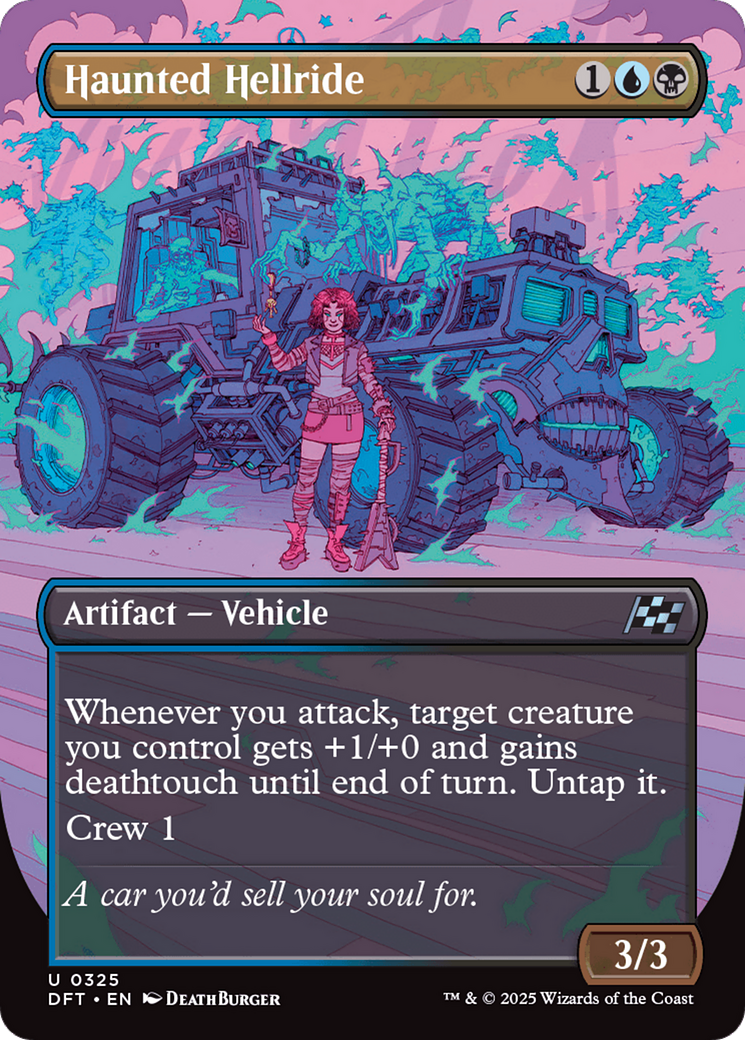Haunted Hellride (Borderless) [Aetherdrift] | Exor Games Summserside