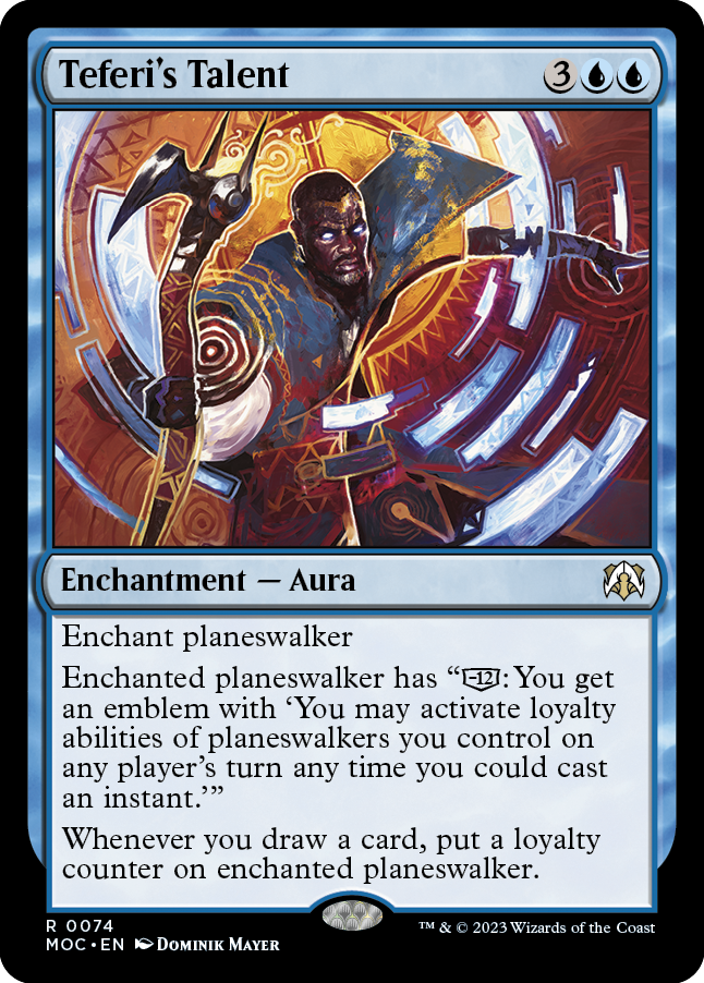 Teferi's Talent [March of the Machine Commander] | Exor Games Summserside