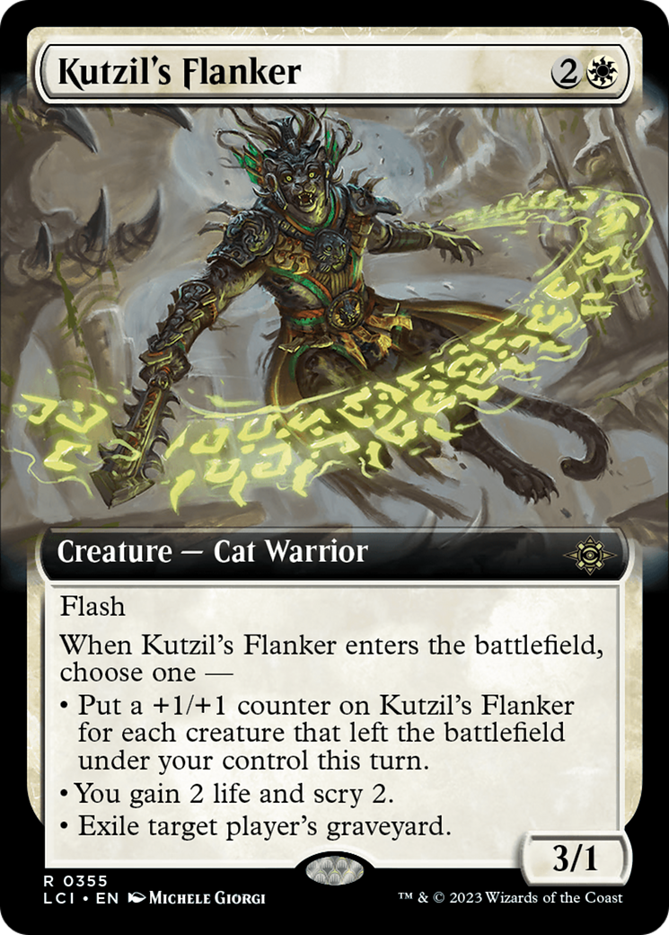 Kutzil's Flanker (Extended Art) [The Lost Caverns of Ixalan] | Exor Games Summserside