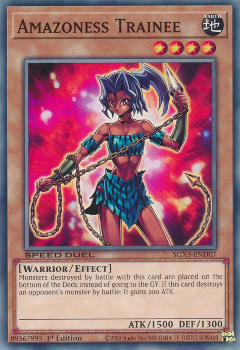 Amazoness Trainee [SGX3-END07] Common | Exor Games Summserside