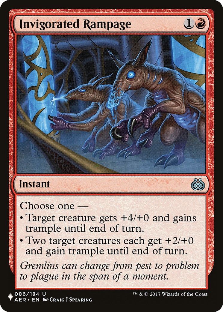Invigorated Rampage [The List] | Exor Games Summserside