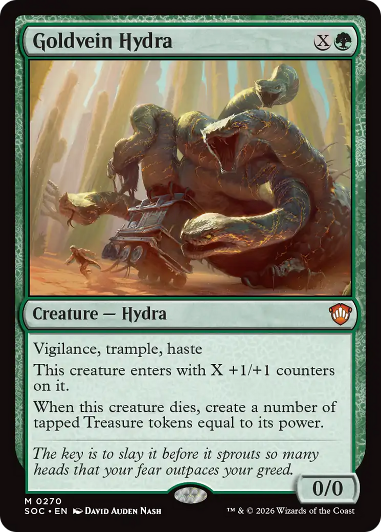 Goldvein Hydra [Secrets of Strixhaven Commander] | Exor Games Summserside