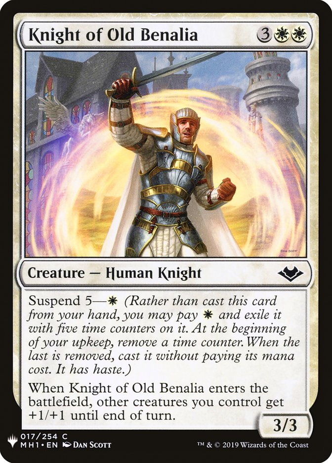 Knight of Old Benalia [Mystery Booster] | Exor Games Summserside