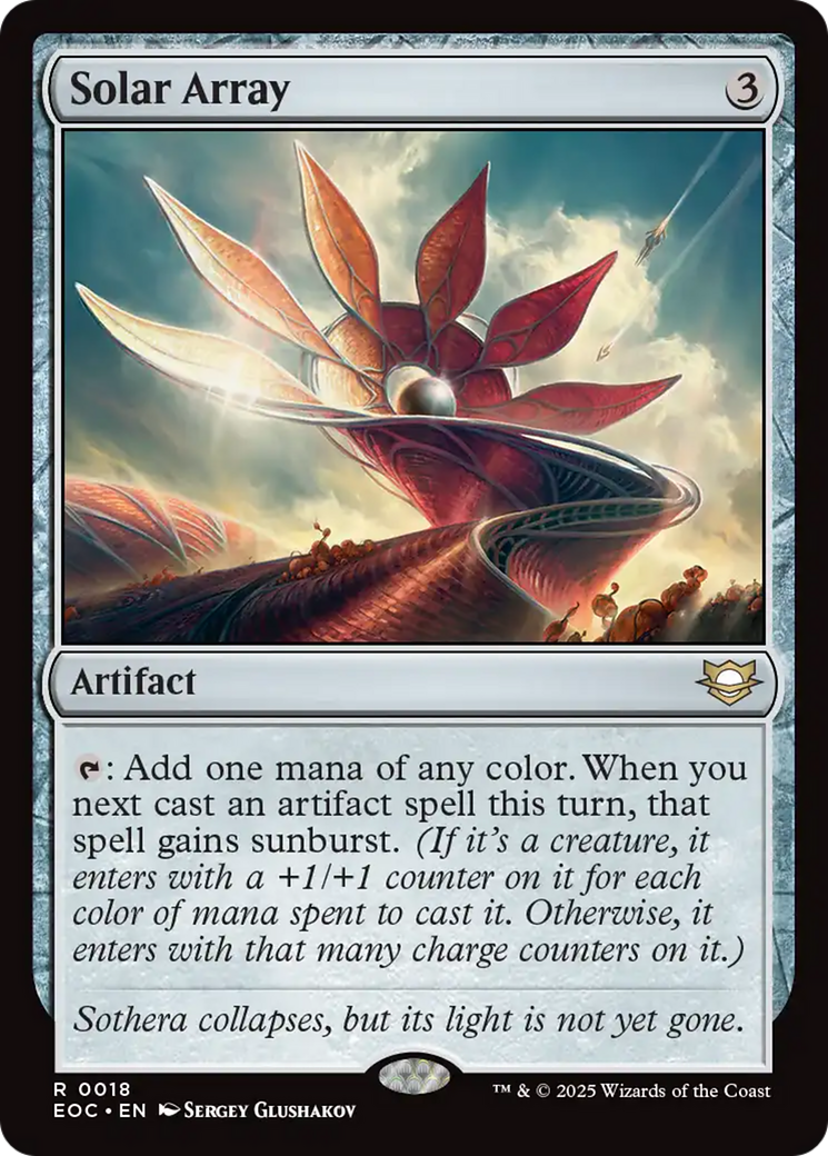 Solar Array [Edge of Eternities Commander] | Exor Games Summserside