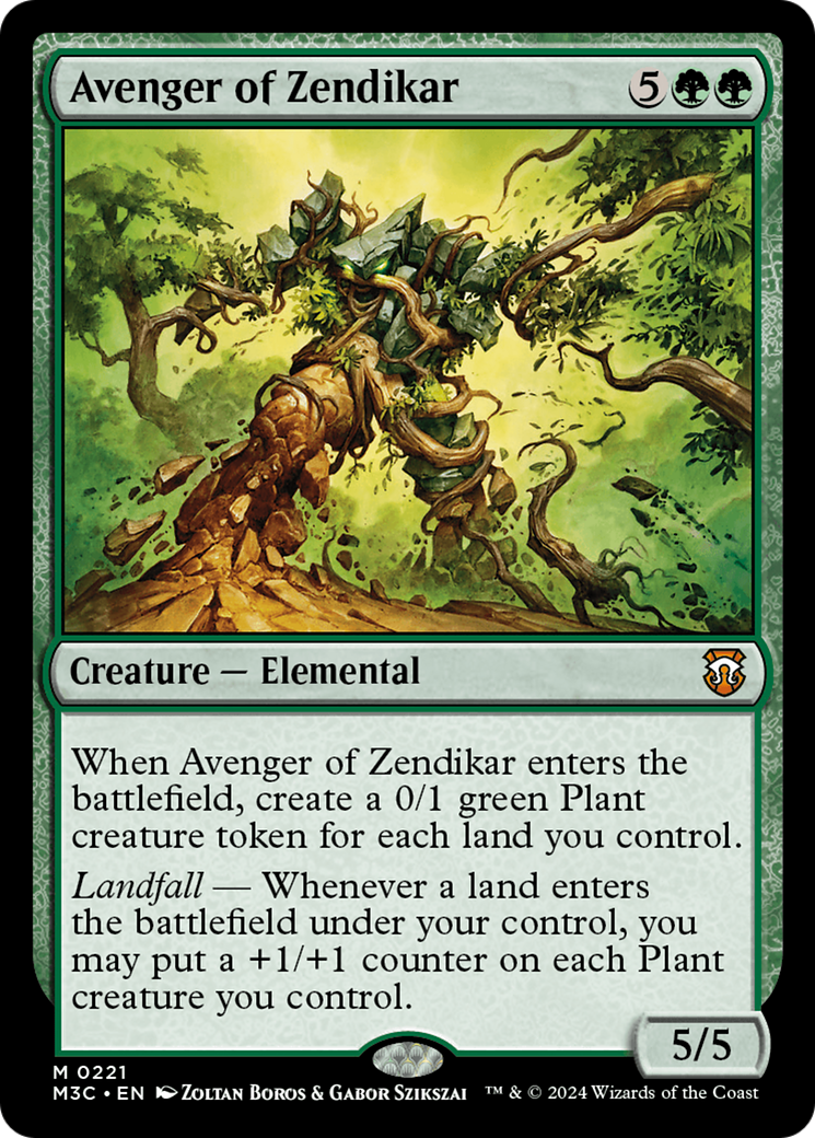 Avenger of Zendikar (Ripple Foil) [Modern Horizons 3 Commander] | Exor Games Summserside