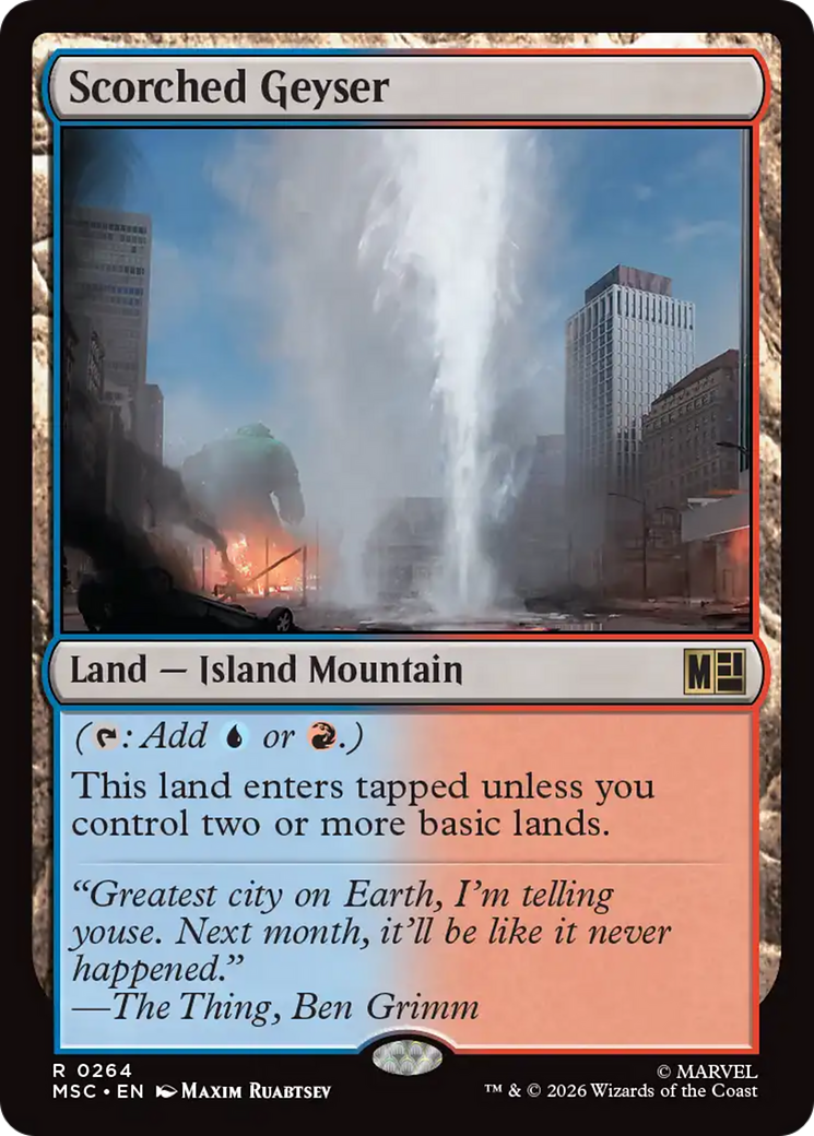 Scorched Geyser [Marvel Super Heroes Commander] | Exor Games Summserside