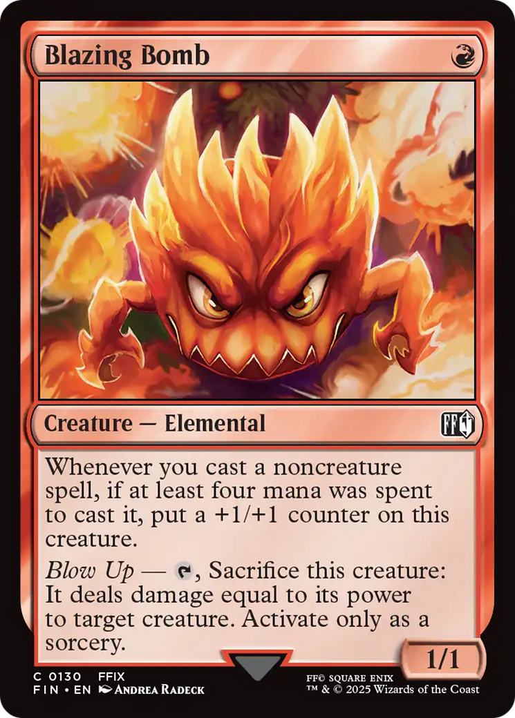Blazing Bomb [FINAL FANTASY] | Exor Games Summserside