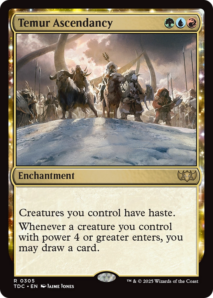 Temur Ascendancy [Tarkir: Dragonstorm Commander] | Exor Games Summserside