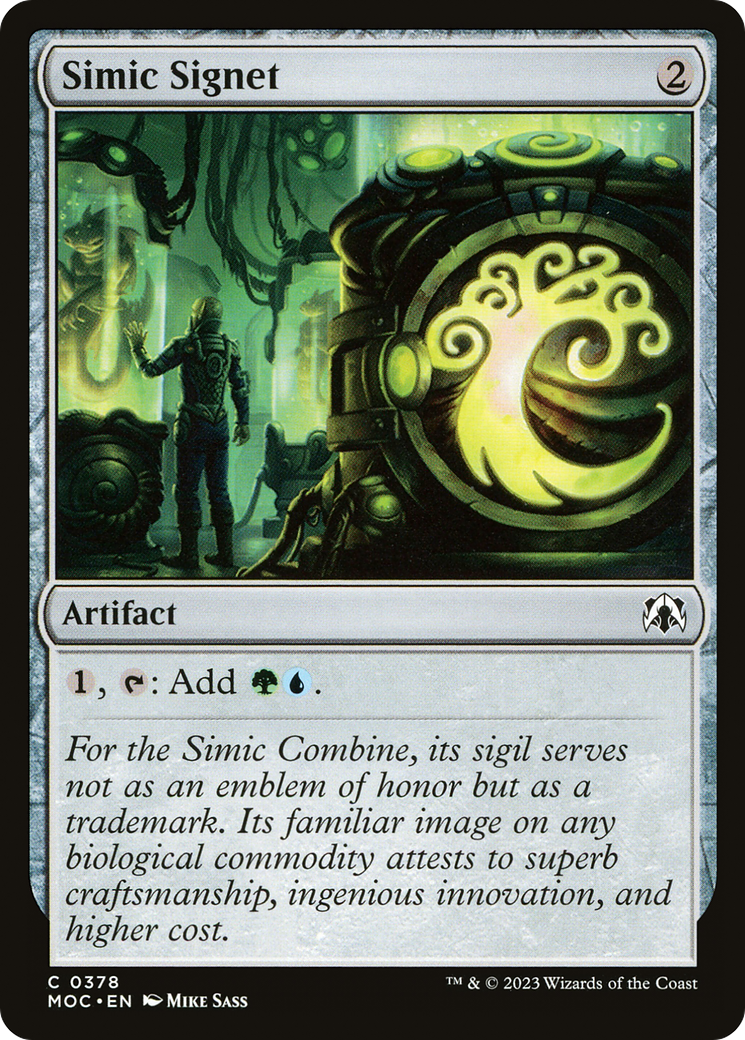 Simic Signet [March of the Machine Commander] | Exor Games Summserside