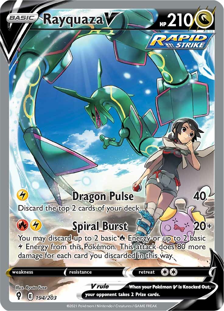 Rayquaza V (194/203) [Sword & Shield: Evolving Skies] | Exor Games Summserside