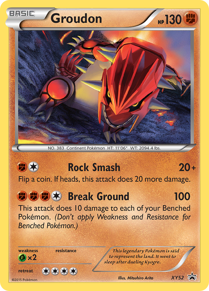 Groudon (XY52) [XY: Black Star Promos] | Exor Games Summserside