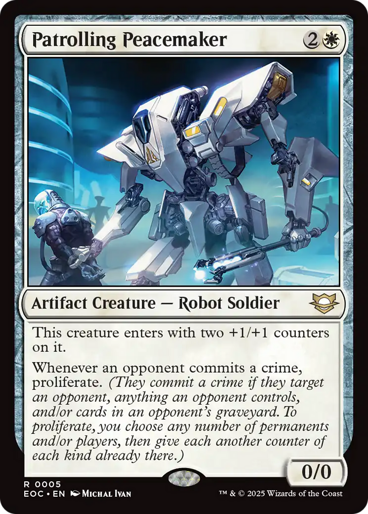 Patrolling Peacemaker [Edge of Eternities Commander] | Exor Games Summserside