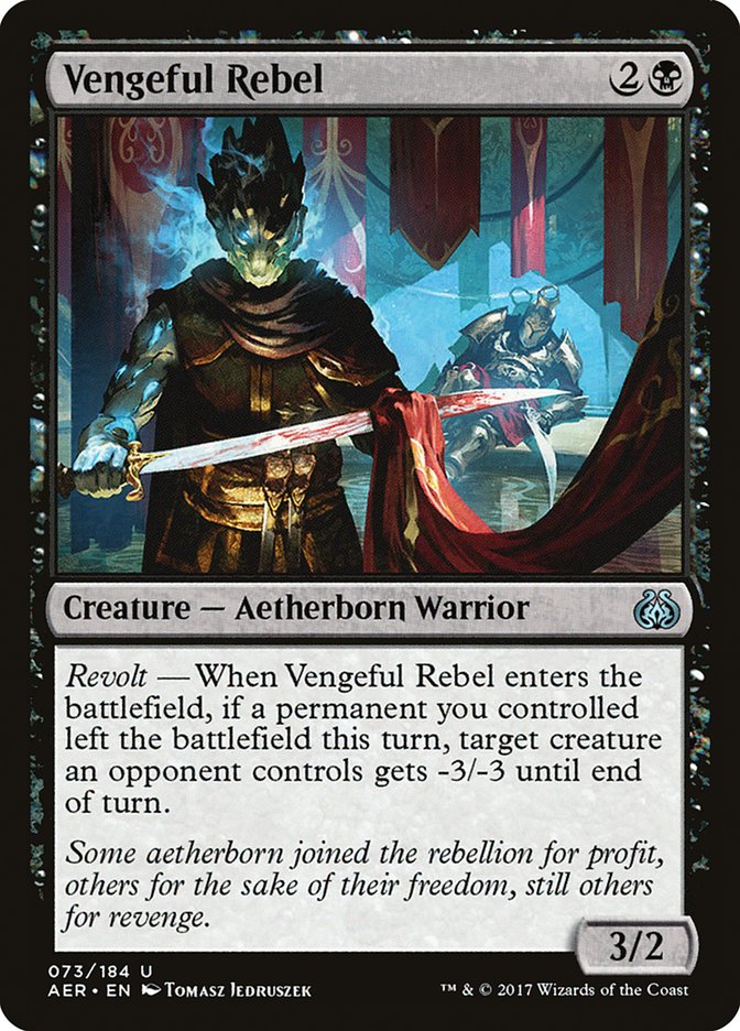 Vengeful Rebel [Aether Revolt] | Exor Games Summserside