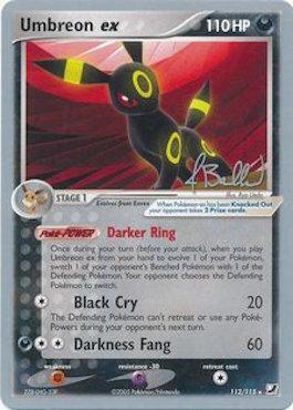 Umbreon ex (112/115) (Eeveelutions - Jimmy Ballard) [World Championships 2006] | Exor Games Summserside