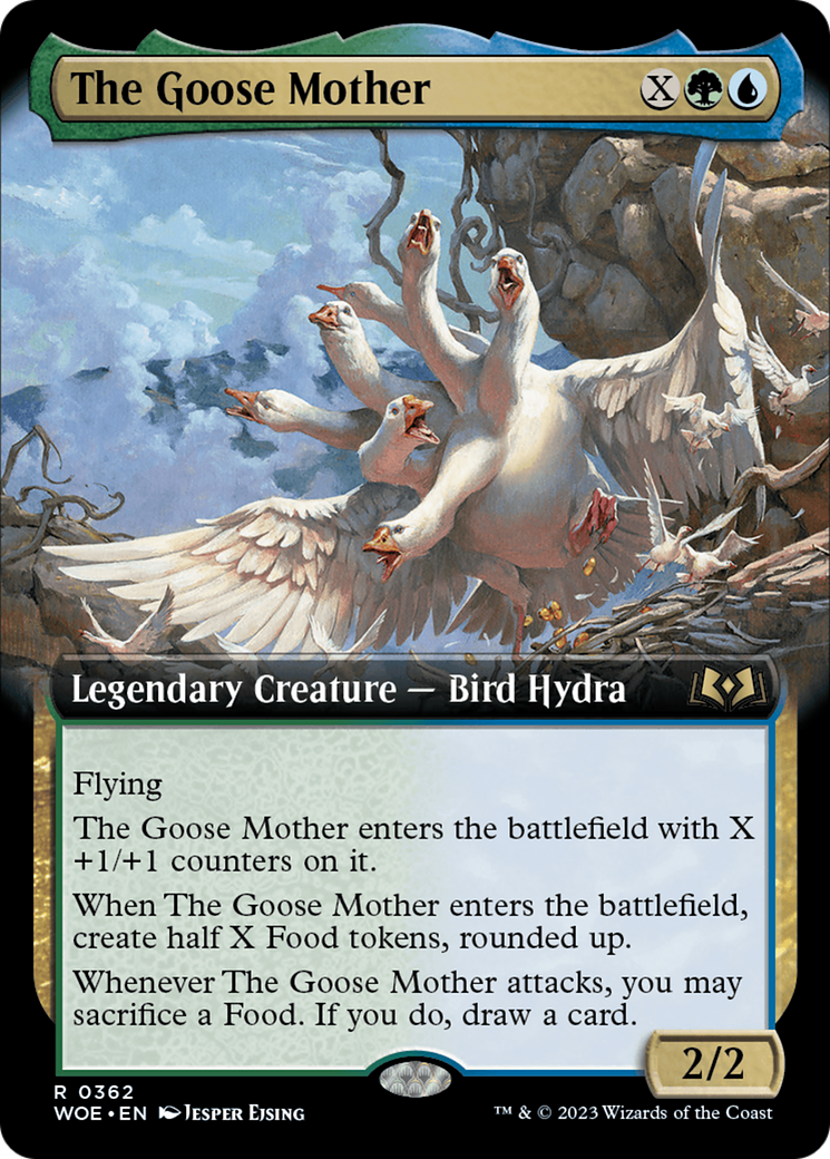 The Goose Mother (Extended Art) [Wilds of Eldraine] | Exor Games Summserside