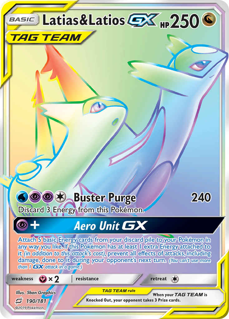 Latias & Latios GX (190/181) [Sun & Moon: Team Up] | Exor Games Summserside