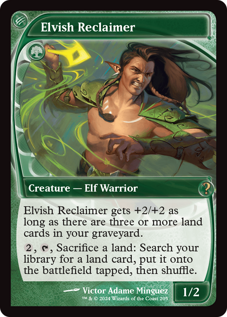 Elvish Reclaimer (Future Sight) [Mystery Booster 2] | Exor Games Summserside