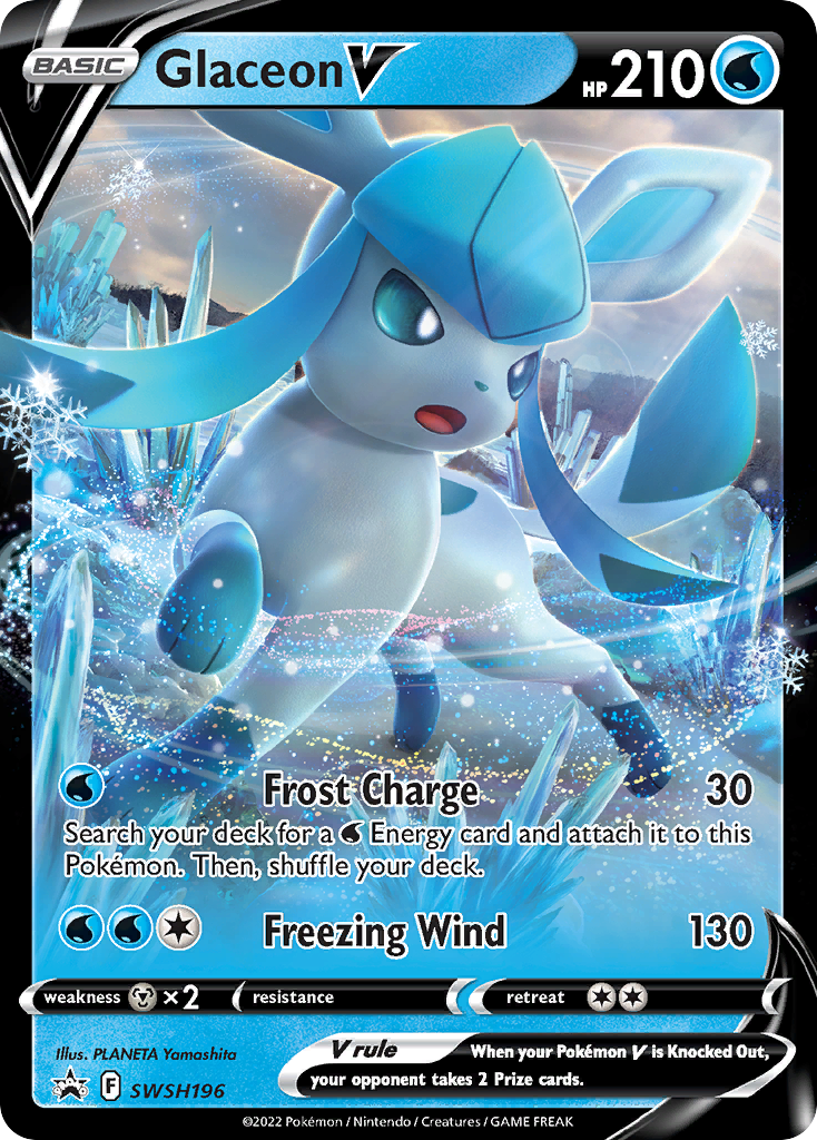 Glaceon V (SWSH196) [Sword & Shield: Black Star Promos] | Exor Games Summserside