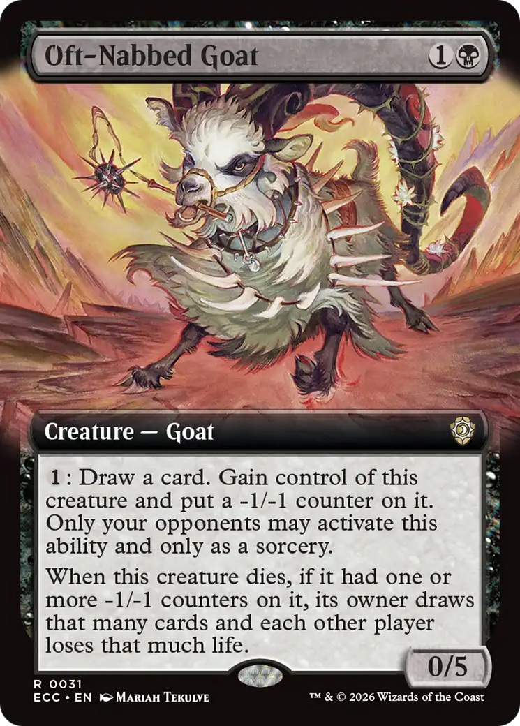 Oft-Nabbed Goat (Extended Art) [Lorwyn Eclipsed Commander] | Exor Games Summserside