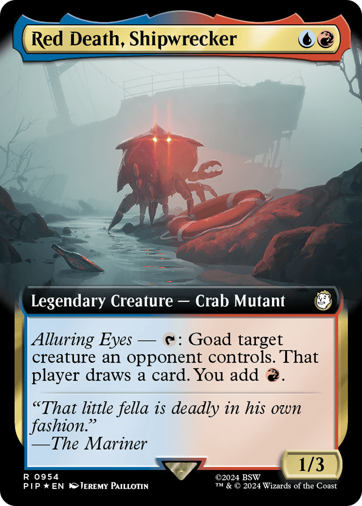Red Death, Shipwrecker (Extended Art) (Surge Foil) [Fallout] | Exor Games Summserside
