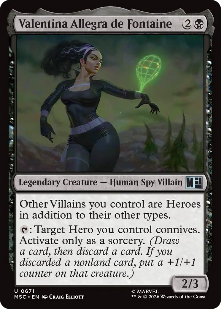 Valentina Allegra de Fontaine [Marvel Super Heroes Commander] | Exor Games Summserside