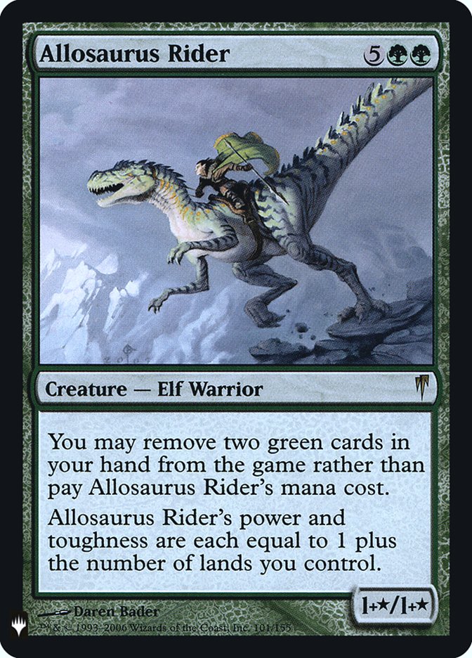 Allosaurus Rider [Mystery Booster] | Exor Games Summserside