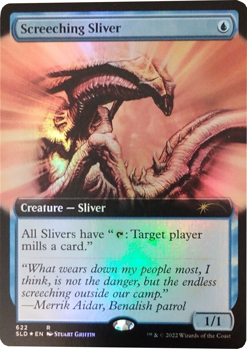 Screeching Sliver (Extended Art) [Secret Lair Drop Promos] | Exor Games Summserside