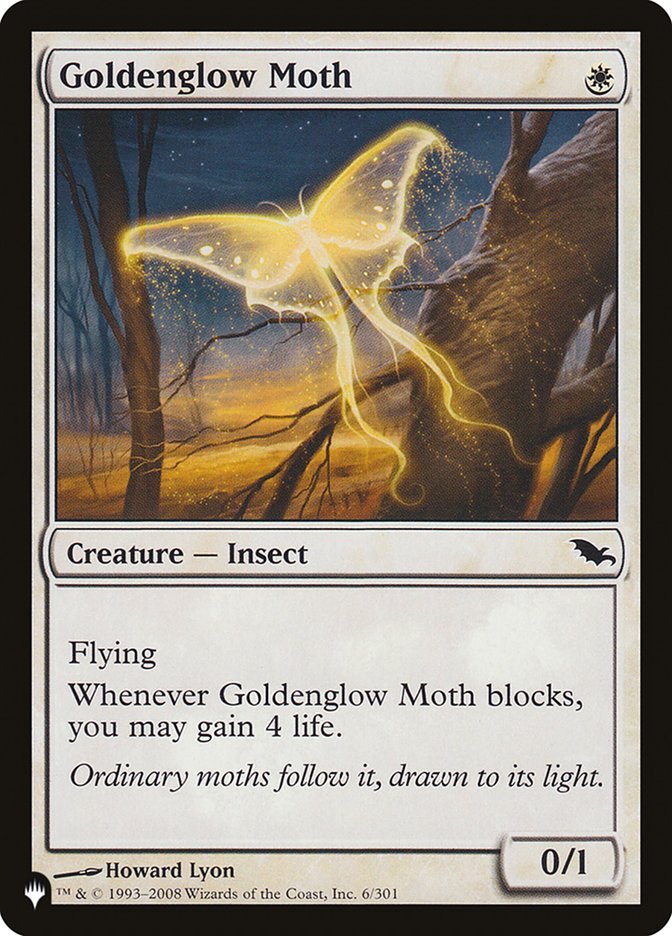 Goldenglow Moth [The List] | Exor Games Summserside