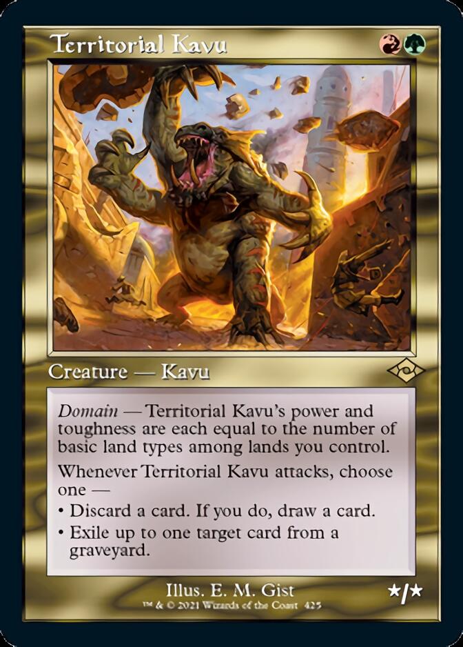 Territorial Kavu (Retro Foil Etched) [Modern Horizons 2] | Exor Games Summserside