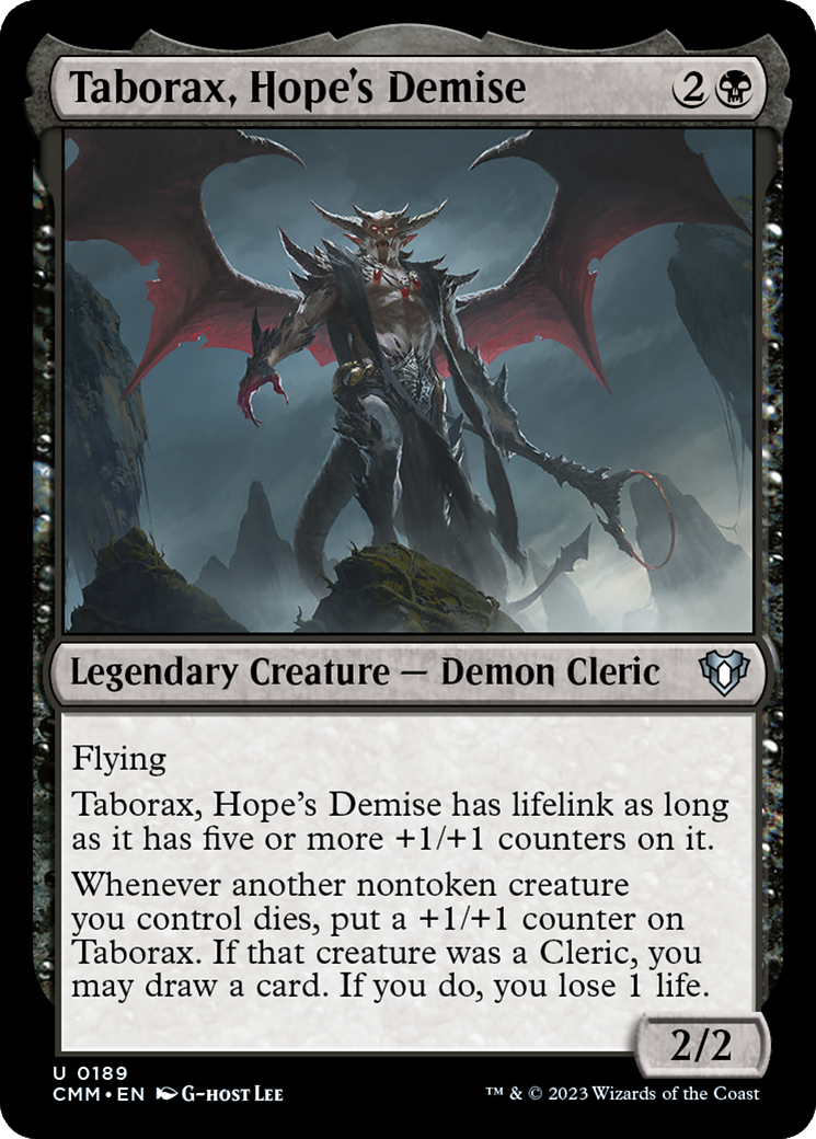 Taborax, Hope's Demise [Commander Masters] | Exor Games Summserside