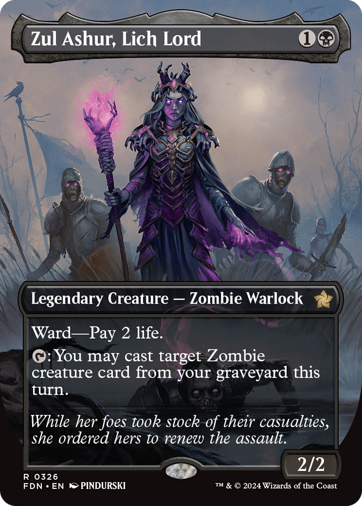 Zul Ashur, Lich Lord (Borderless) [Foundations] | Exor Games Summserside