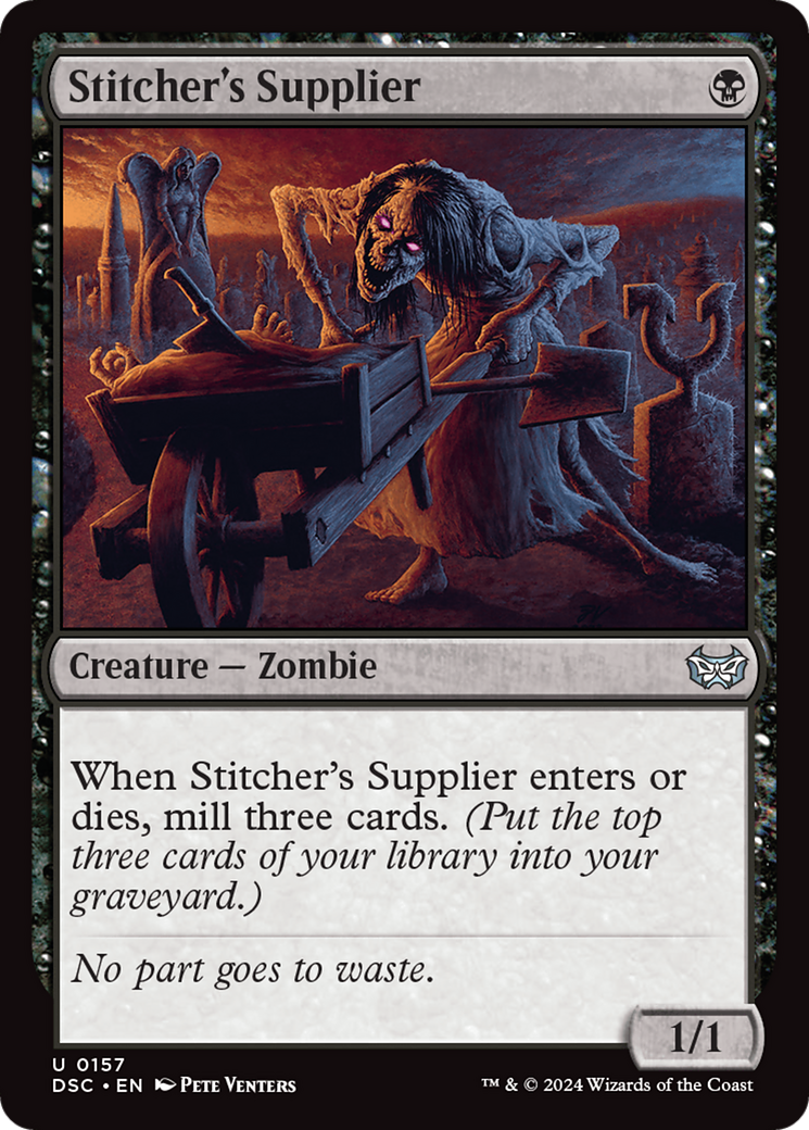 Stitcher's Supplier [Duskmourn: House of Horror Commander] | Exor Games Summserside