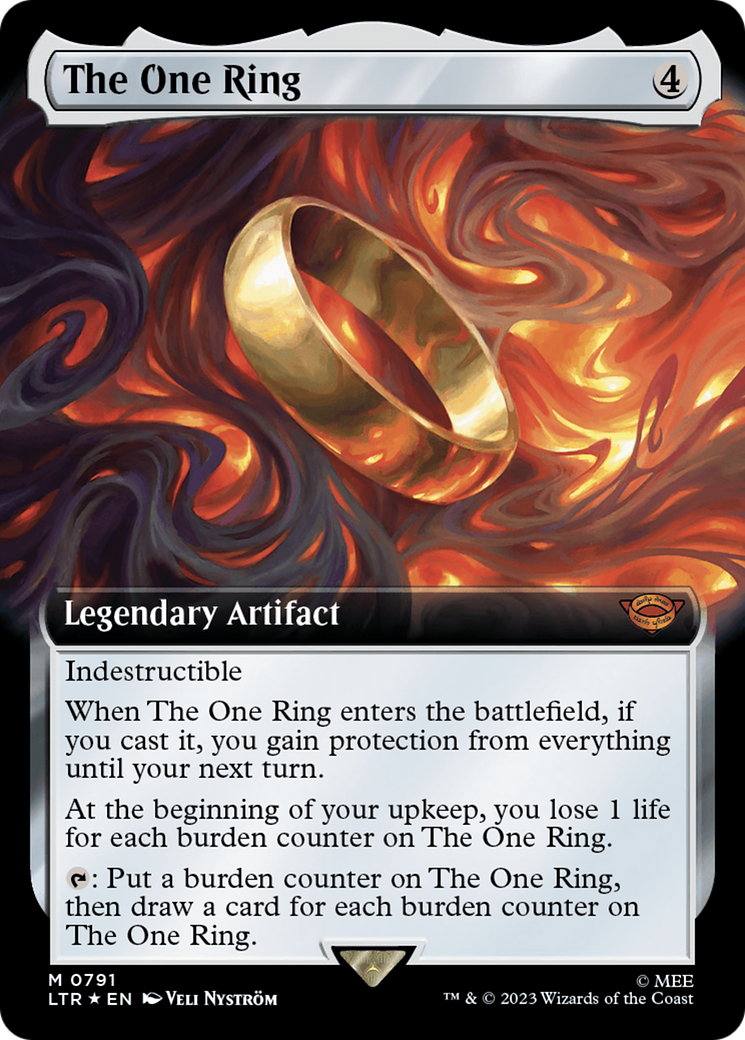 The One Ring (Extended Art) (Surge Foil) [The Lord of the Rings: Tales of Middle-Earth] | Exor Games Summserside