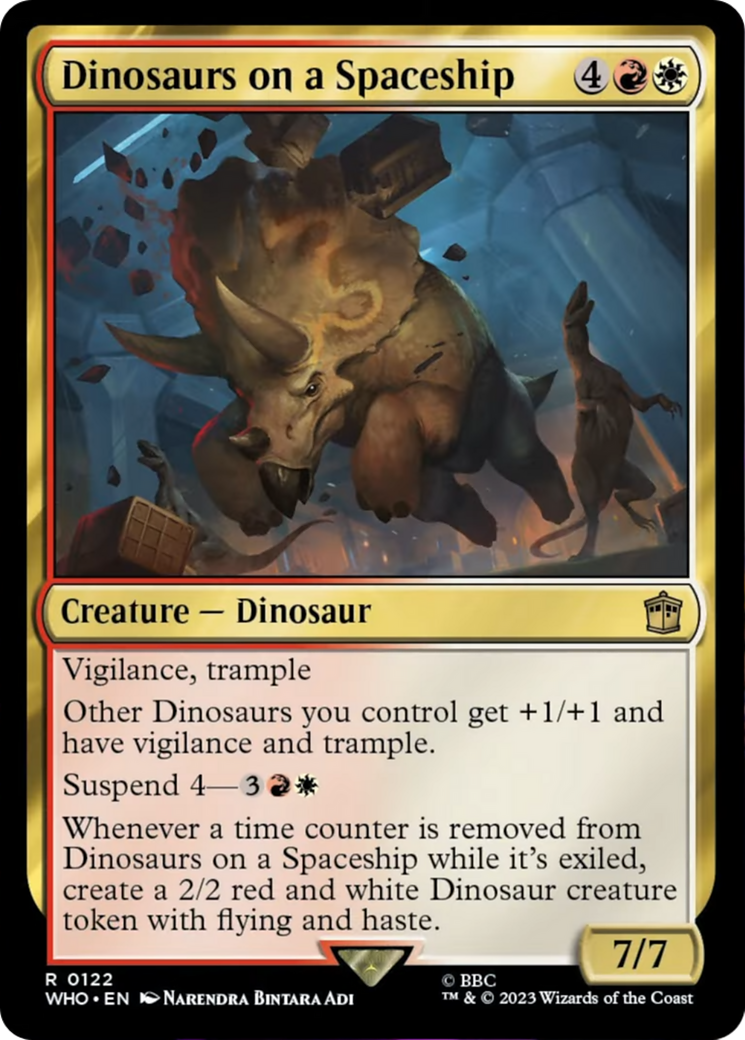 Dinosaurs on a Spaceship [Doctor Who] | Exor Games Summserside