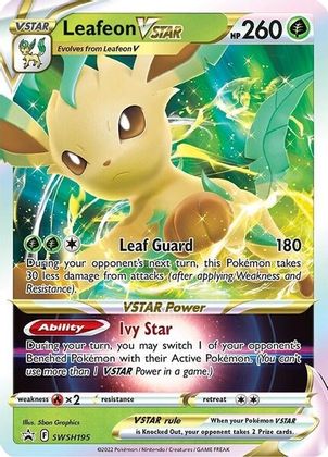 Leafeon VSTAR (SWSH195) [Sword & Shield: Black Star Promos] | Exor Games Summserside