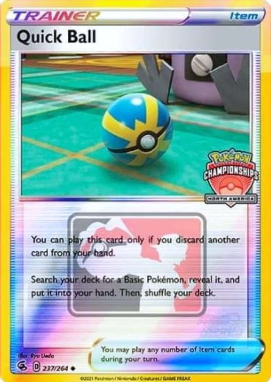 Quick Ball (237/264) (North America Championships Promo) [Sword & Shield: Fusion Strike] | Exor Games Summserside