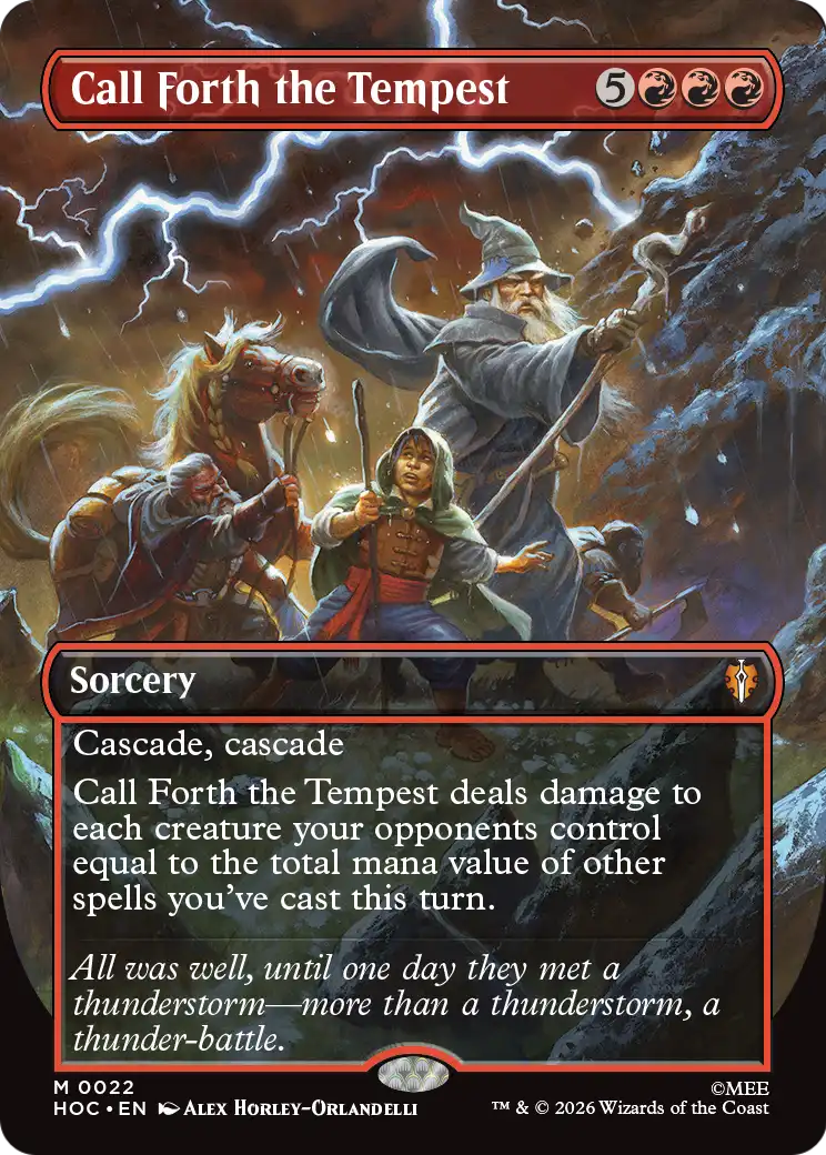 Call Forth the Tempest (Borderless) [The Hobbit: Eternal-Legal] | Exor Games Summserside