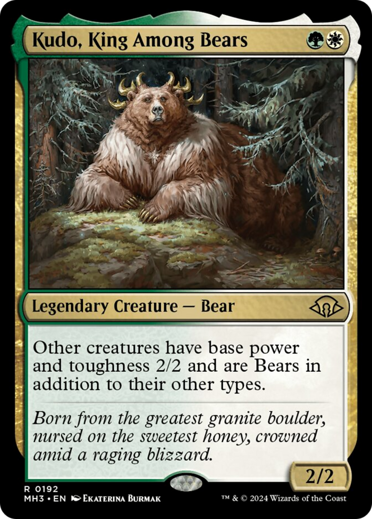 Kudo, King Among Bears [Modern Horizons 3] | Exor Games Summserside