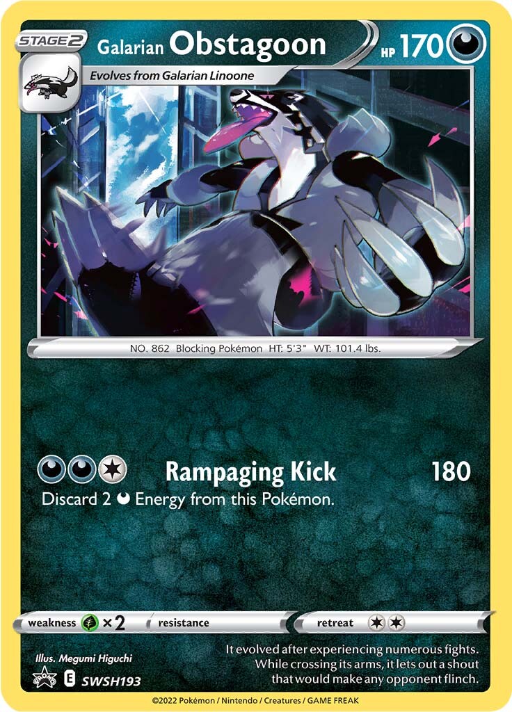 Galarian Obstagoon (SWSH193) [Sword & Shield: Black Star Promos] | Exor Games Summserside