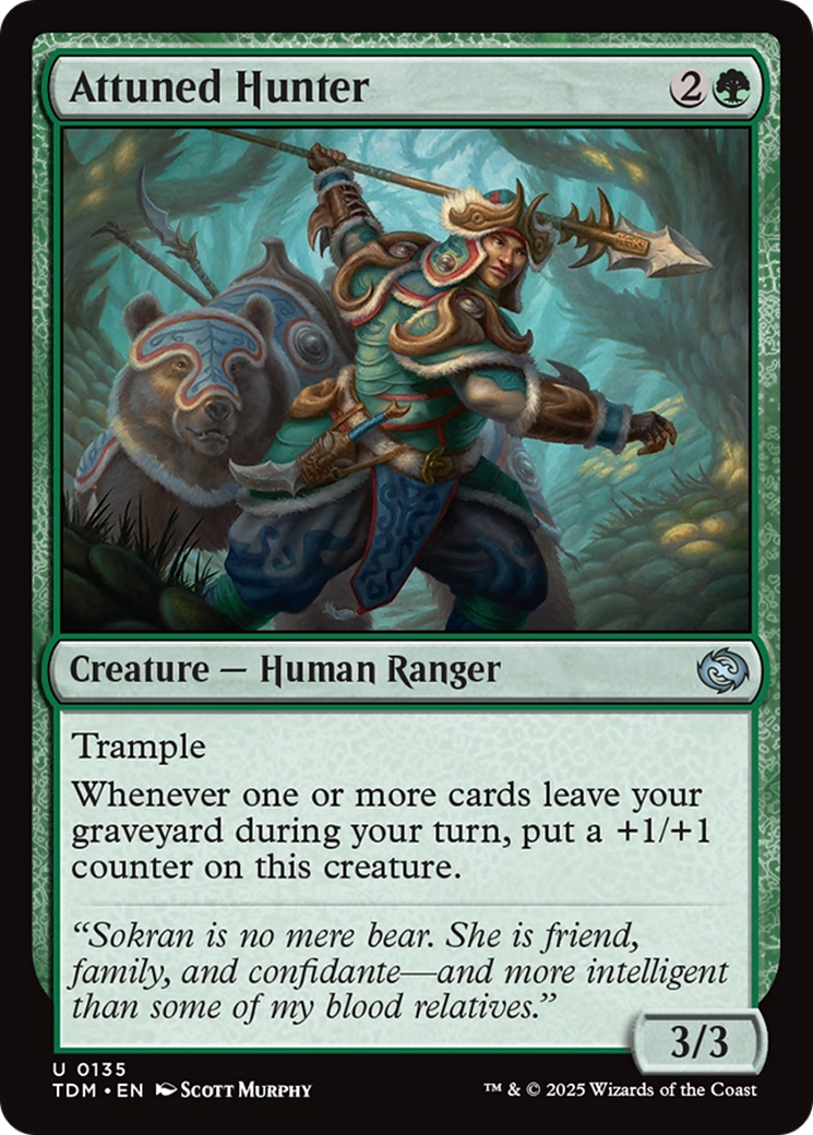 Attuned Hunter [Tarkir: Dragonstorm] | Exor Games Summserside
